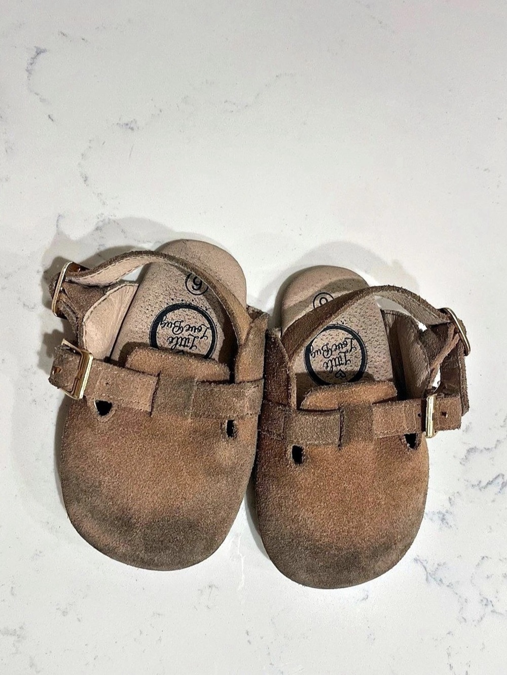 Little Love Bug Co Kids Clogs Brown US 6